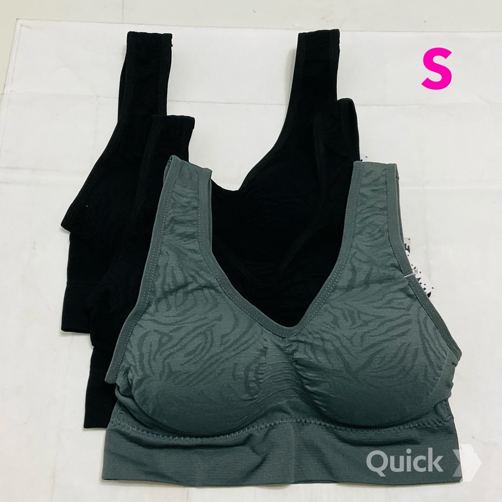 S - NWT 3 pcs Wireless Sports Bralettes Bras